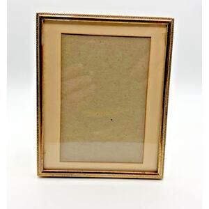Vintage Brass Rectangle Picture Frame Holds 1 Picture. Heritagecore